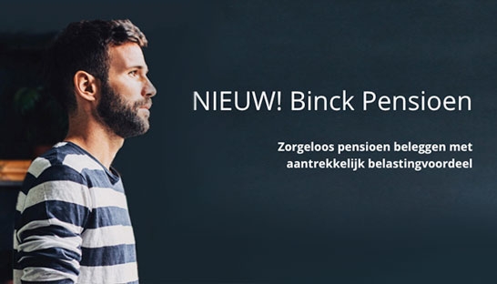 BinckBank introduceert beleggen voor later met Binck Pensioen