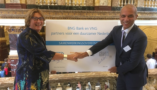 BNG Bank en VNG werken samen aan duurzaamheidsdoelen gemeenten