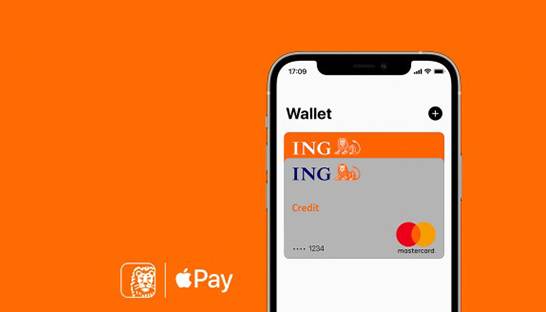 Creditcard ING nu ook geschikt voor Apple Pay