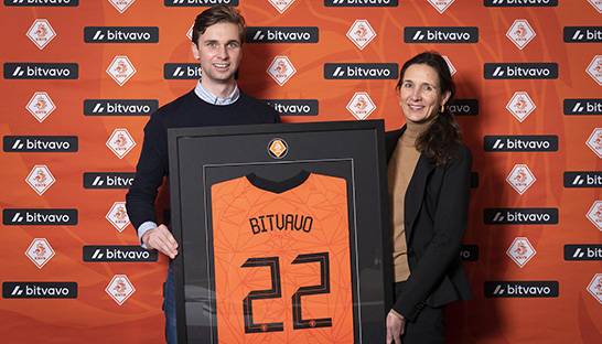 KNVB rondt sponsorstrategie af met partnership Bitvavo