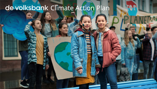 Volksbank presenteert Klimaatactieplan en wil in 2050 net zero bedrijfsvoering
