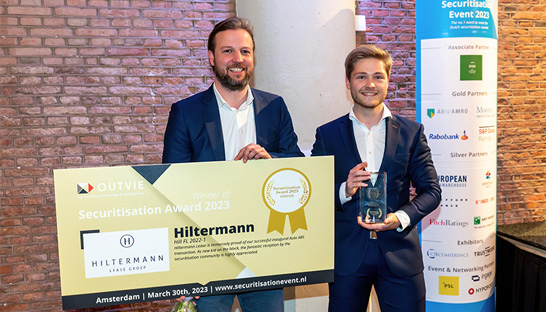 Hiltermann Lease Group sleept Outvies Securitisation Award 2023 in de wacht