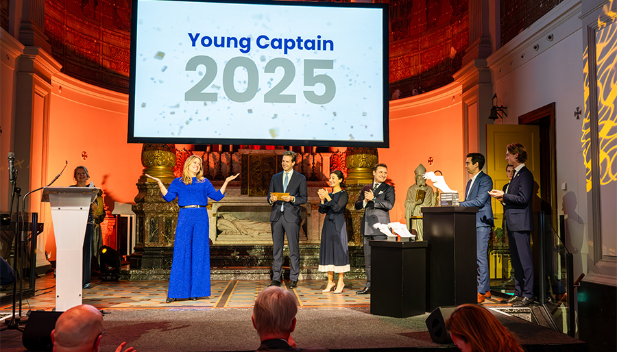Kaya de Lange (BeFrank) sleept Young Captain Award 2025 in de wacht