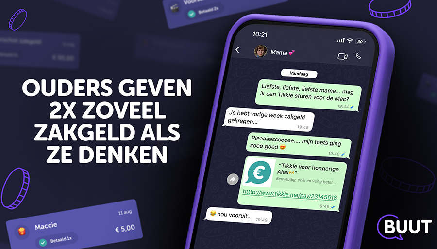 Jongeren profiteren van overgang zakgeld naar zaktikkies