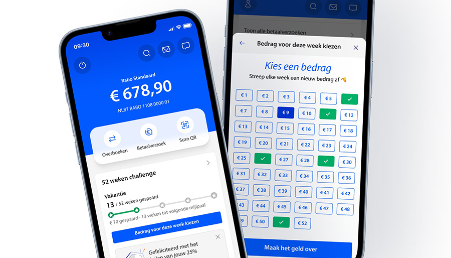 Rabobank wil spaargedrag stimuleren met Money Challenges in Rabo App 