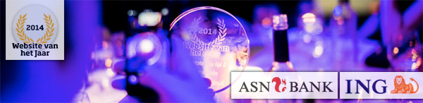 ASN Bank en ING Financiele Website van het Jaar 2014