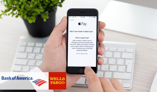 BoA en Wells Fargo werken aan Apple Pay ATMs