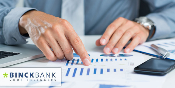 Eerste kwartaalcijfers BinckBank