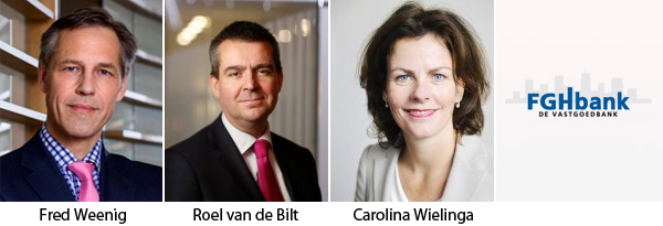 Fred Weenig, Roel van de Bilt en Carolina Wielinga - FGHbank