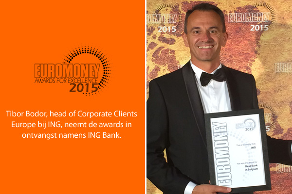 ING Bank wint Euromoney Awards for Excellence 2015 ING Bank wint Euromoney Awards for Excellence 2015