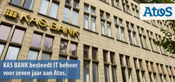KAS Bank besteet IT beheer uit aan Atos