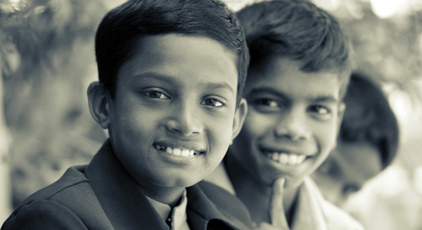 Kinderen runnen bank in India