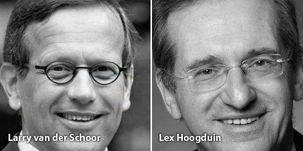 Larry van der Schoor en Lex Hoogduin