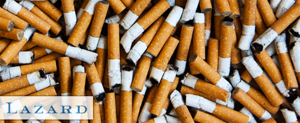Lazard begeleidt mogelijk megadeal in tabaksector