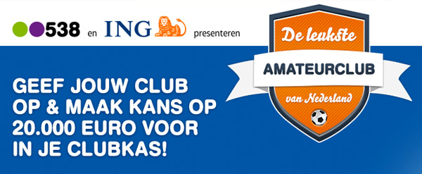 ING - Leukste Amateurclub van NL ING - Leukste Amateurclub van NL