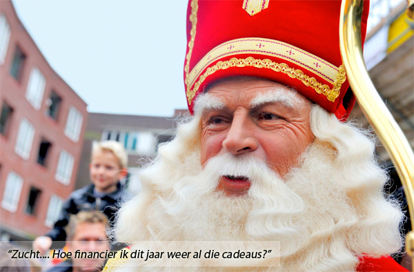 Sinterklaas berooft bank in Duitsland