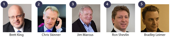 Top 5 invloedrijke personen in bankensector