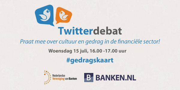 Twitterdebat over de gedragskaart