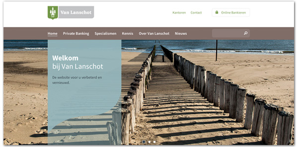 Website Van Lanschot Vernieuwd