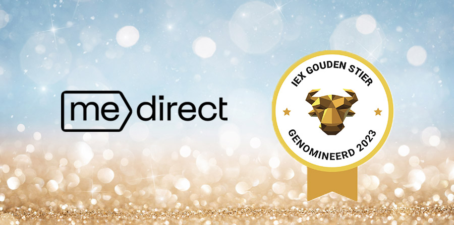 MeDirect uitgeroepen tot IEX Beste Keuze en maakt zich op voor Gouden Stier Awards 